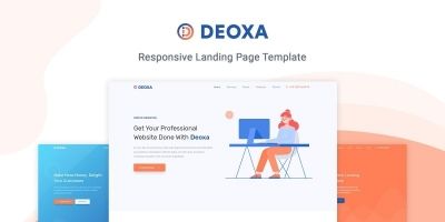 Deoxa - Angular 10 Landing Page Template