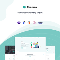 Thamza - Responsive Landing Page Template