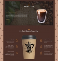 Cafe Coffee House - Coffee Shop PSD Template Screenshot 6