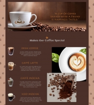 Cafe Coffee House - Coffee Shop PSD Template Screenshot 7