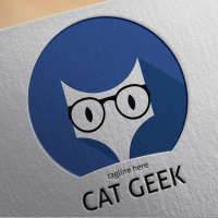 Cat Geek Logo