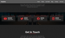 Implex - A Modern Web Template HTML Screenshot 2