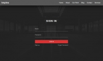 Implex - A Modern Web Template HTML Screenshot 9