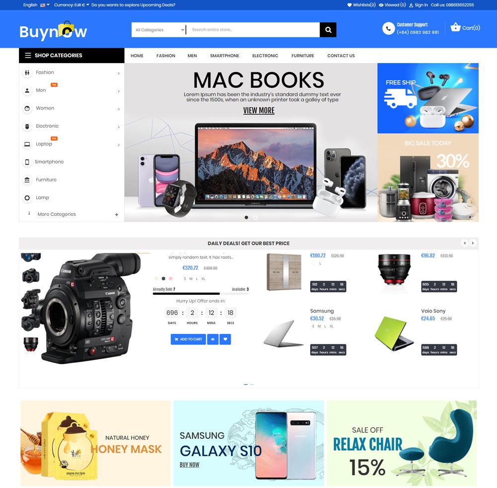 Buy Now Prestashop Theme