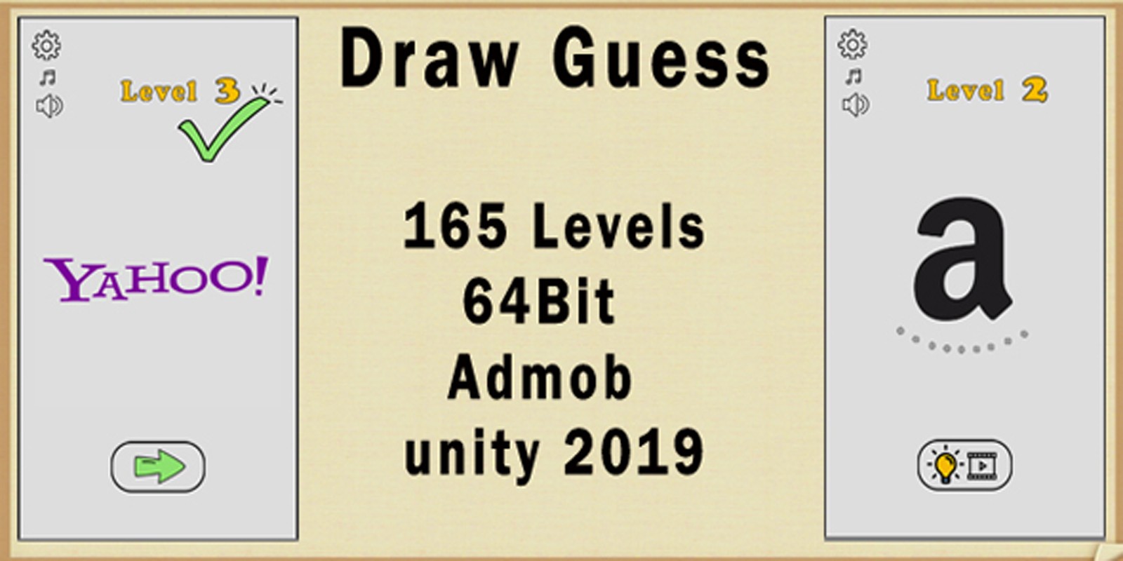 Draw Guess Puzzle Game Unity