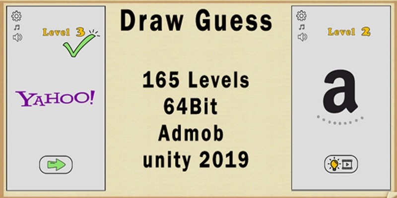 Draw Guess Puzzle Game Unity