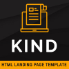 Kind – HTML Landing Page Template
