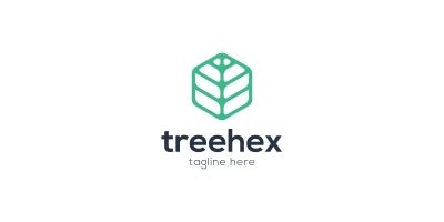 Treehex - Logo Template