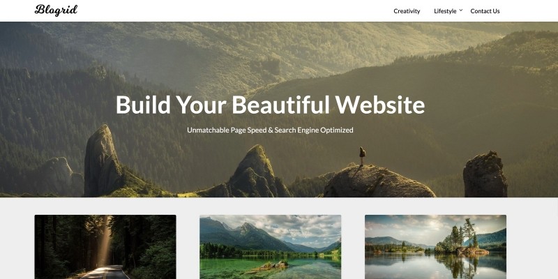 Blogrid WordPress Theme 