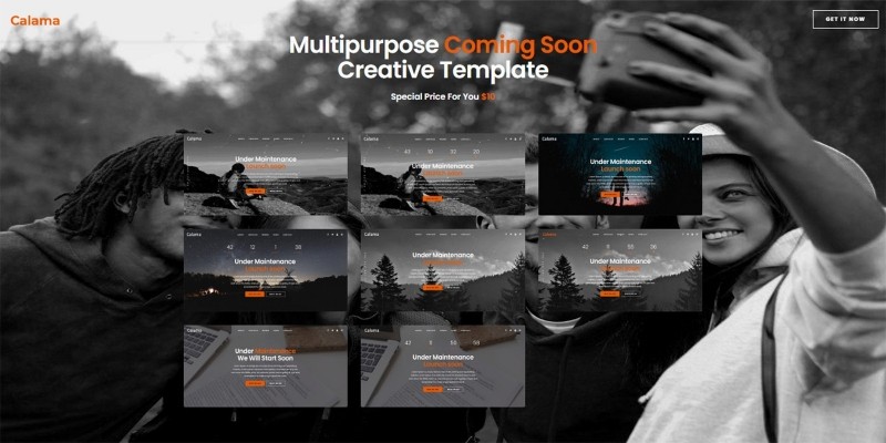 Calama - Multipurpose Creative Coming Soon Page