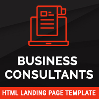 Consultant - HTML Landing Page Template