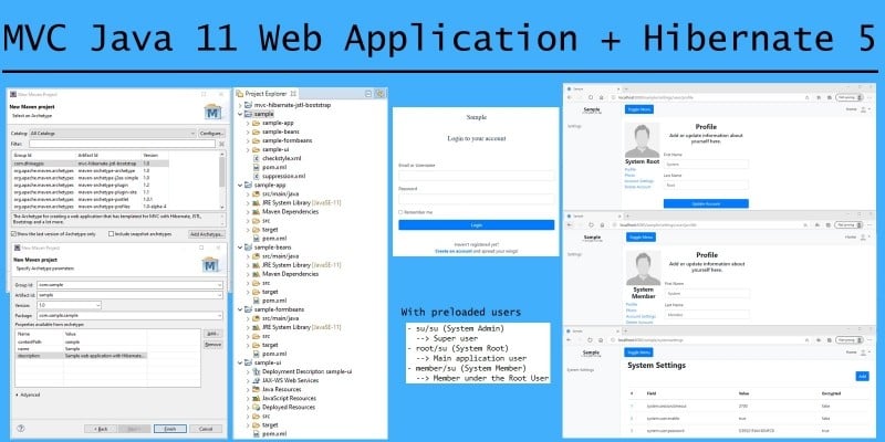 MVC Java 11 Web Application And Hibernate 5