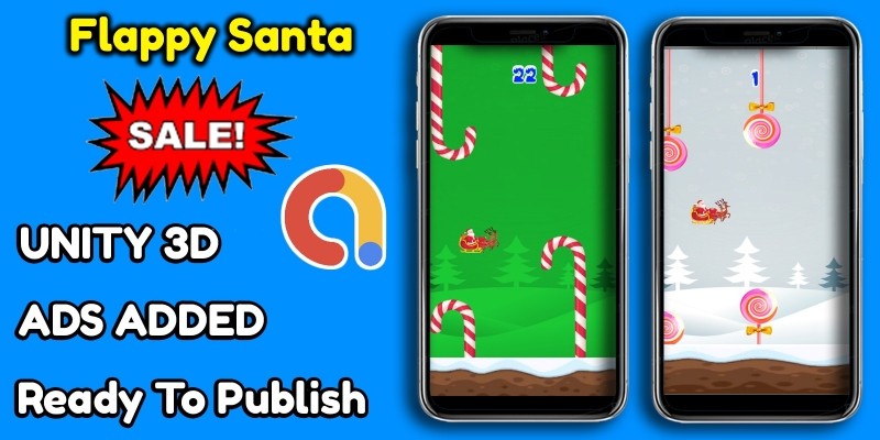 Flappy Santa Game Unity Source Code