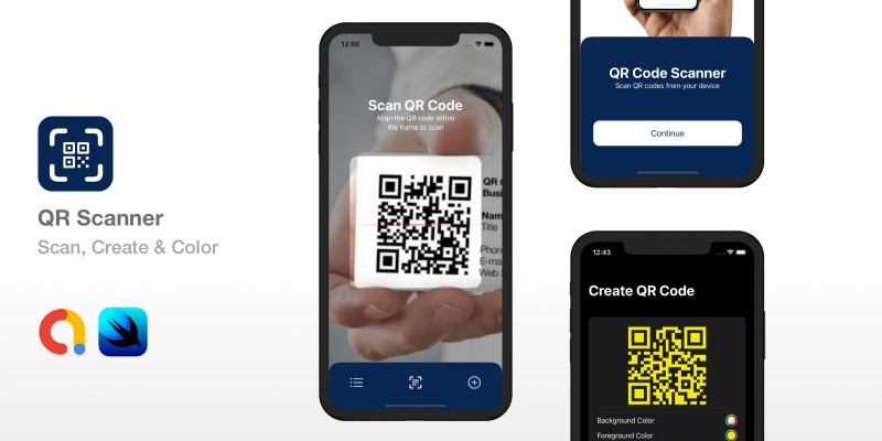 QR Scanner - Create And Color QR codes | SwiftUI