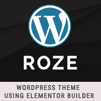 Roze - WordPress Theme using Elementor Builder