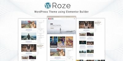 Roze - WordPress Theme using Elementor Builder