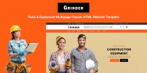 Grinder - Tools  And Equipment Classic HTML Page Screenshot 6