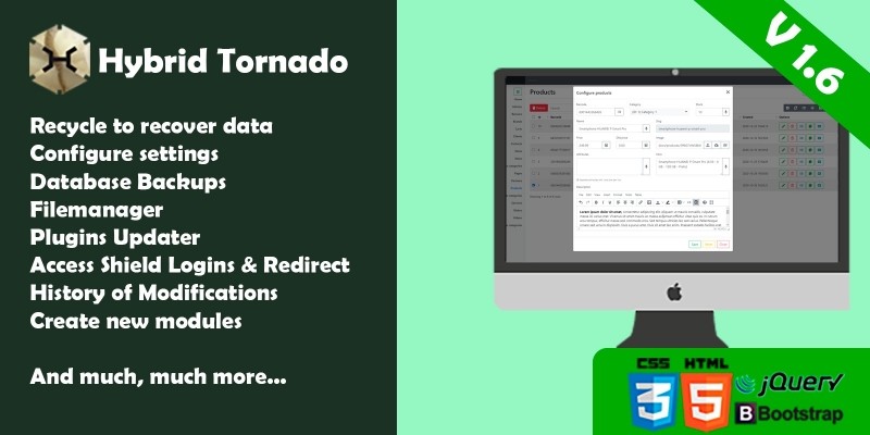 Hybrid Tornado CMS