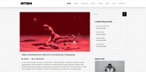 Intima - Responsive Bootstrap 4 Portfolio Theme Screenshot 5