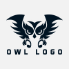 Owl  Nature Logo