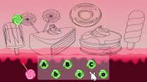 Candyland Alphabet Letters Construct 3 HTML5 Game Screenshot 1