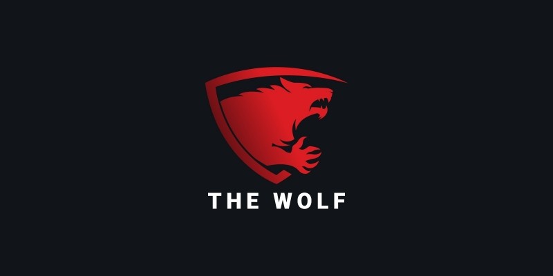 Wolf Simple Logo