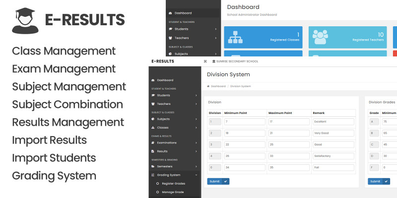 E-Results - Student Results Management System