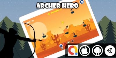 Archer Hero Unity 2D Shooter Game With Admob