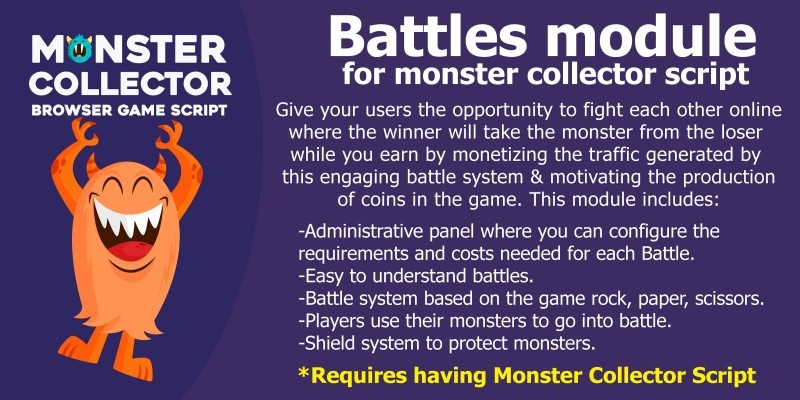 Battles Module For Monster Collector Script
