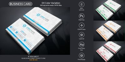 Clean And Modern Business Card Design