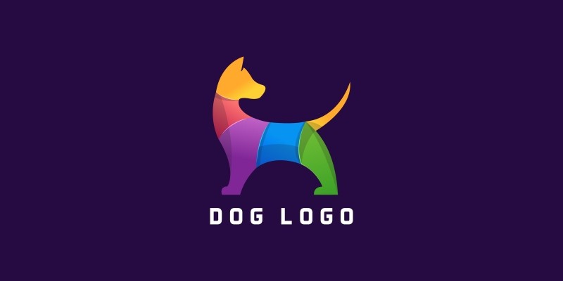 Dog Modern Logo