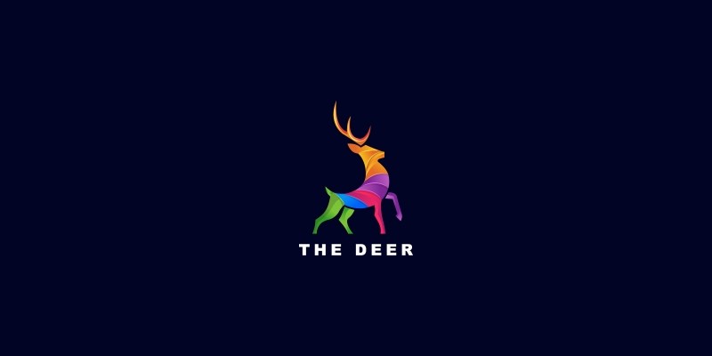 Deer Modern Logo