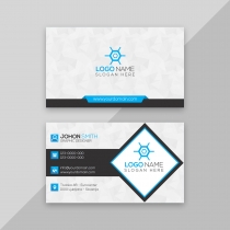 Minimal And Modern Business Card Design Screenshot 1