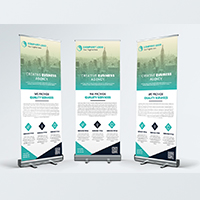 Corporate Business Agency Roll Up Banner Template