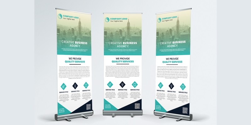 Corporate Business Agency Roll Up Banner Template