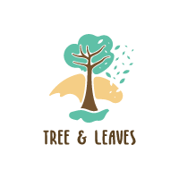 Tree And Leaves Logo Templates