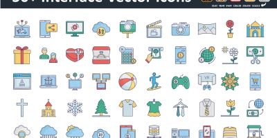  50 Interface icons