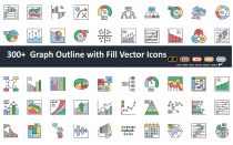 Graph Isolated Vector icon Screenshot 1
