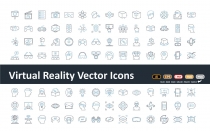 Virtual Reality Flat inside vector icon  Screenshot 1