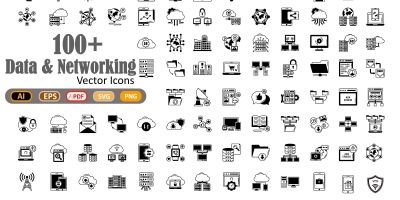 Data And Networking Vector icons