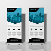 Simple Corporate Business Roll Up Banner Template