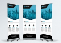 Simple Corporate Business Roll Up Banner Template Screenshot 1