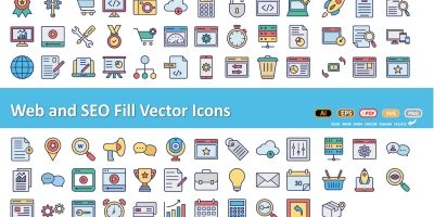 Web and SEO Vector Icons