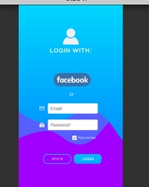 Unity Authentication with Facebook And Email Accou Screenshot 2