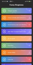 Funny Ringtones -  Android App Source Code Screenshot 2