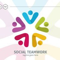 Social Teamwork Logo