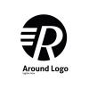 Letter R Around Logo
