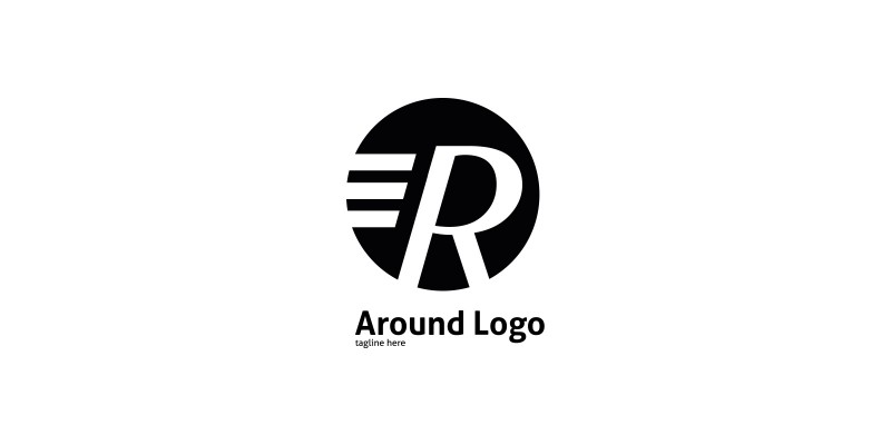 Letter R Around Logo