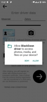 Black Taxi App UI Kit Screenshot 6