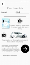 Black Taxi App UI Kit Screenshot 7